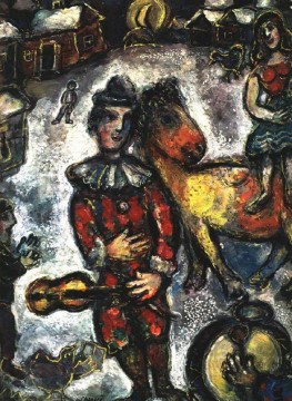 Circo en el pueblo contemporáneo Marc Chagall Pinturas al óleo
